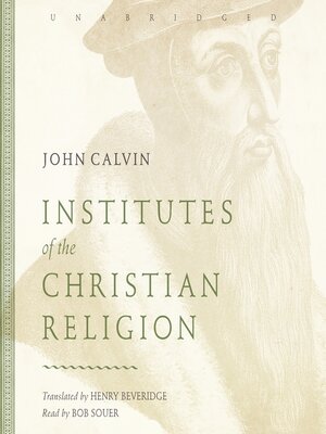 cover image of Institutes of the Christian Religion